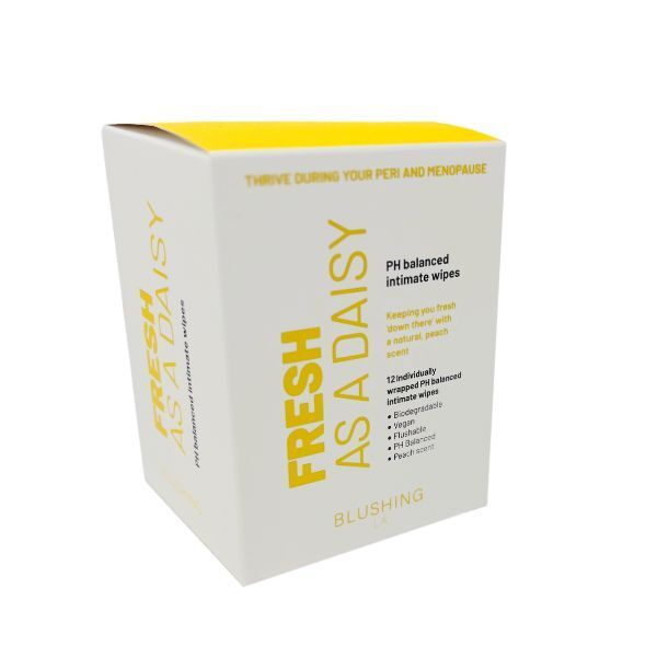 Blushing LA Intimate Wipes - Fresh As A Daisy 12packs - McGrocer