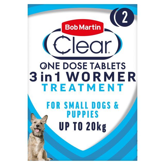 Bob Martin 3in1 Dewormer Tablets for dogs   2 per pack - McGrocer