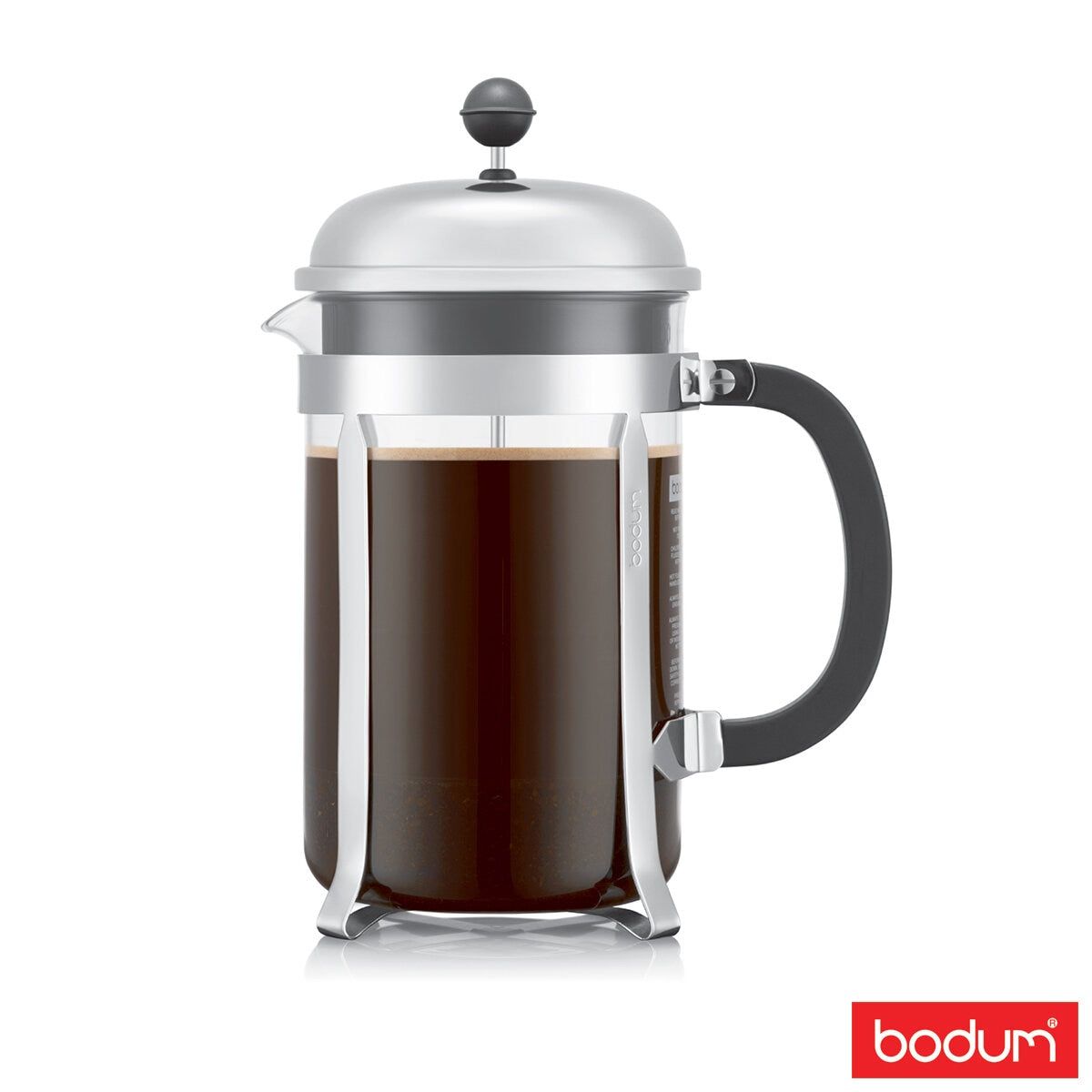 Bodum Chambord Cafetiere (12 Cup/1.5L) - Chrome - McGrocer