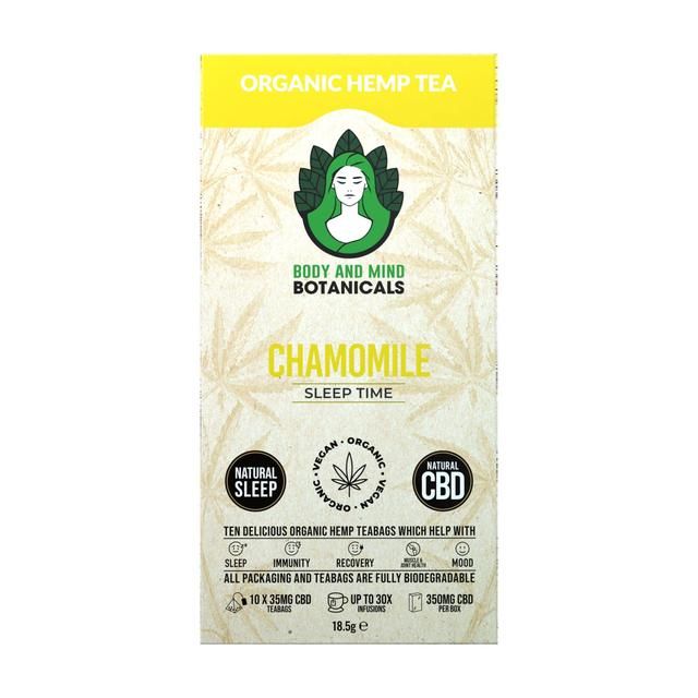 Body & Mind Botanicals Organic Hemp Tea - Chamomile    10 per pack - McGrocer