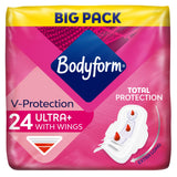 Bodyform Cour V Ultra Normal Sanitary Towels Wings x24 - McGrocer