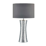 Bokara Hammered Effect Ceramic Table Lamp - McGrocer