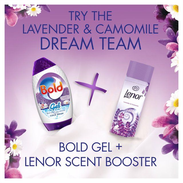 Bold 2In1 Washing Liquid Gel Lavender & Camomile 40 Washes   1320ml - McGrocer