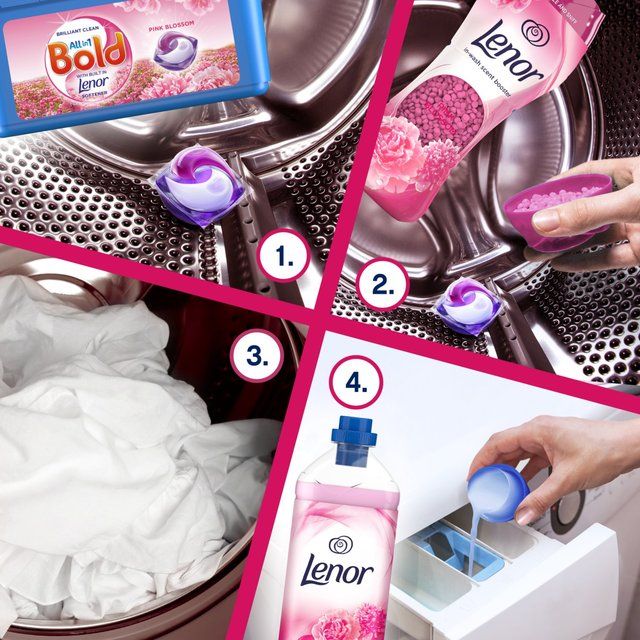Bold 2in1 Washing Liquid Pink Blossom 60 Washes   2L - McGrocer