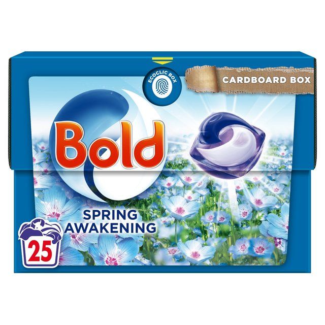 Bold 3in1 Pods Washing Capsules Spring Awakening 25 Washes   25 per pack - McGrocer