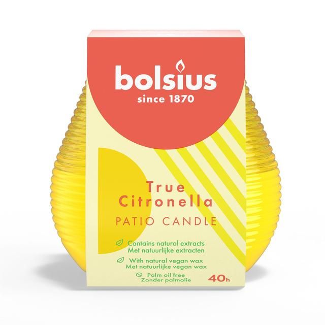 Bolsius Citronella Patio Light - Yellow - McGrocer