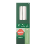 Bolsius Essentials Taper Candles  Box of  8 Cloudy White   8 per pack - McGrocer