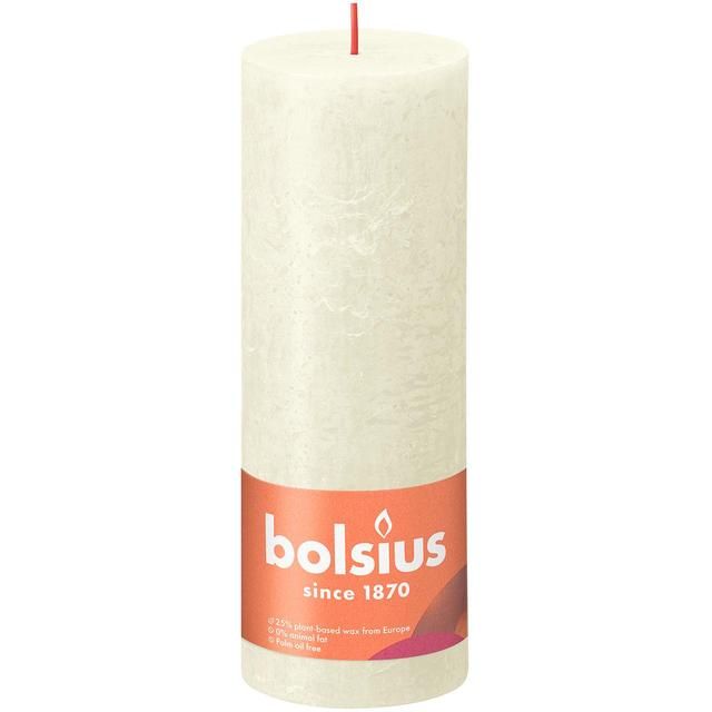 Bolsius Soft Pearl Rustic Candle 190 x 68 - McGrocer