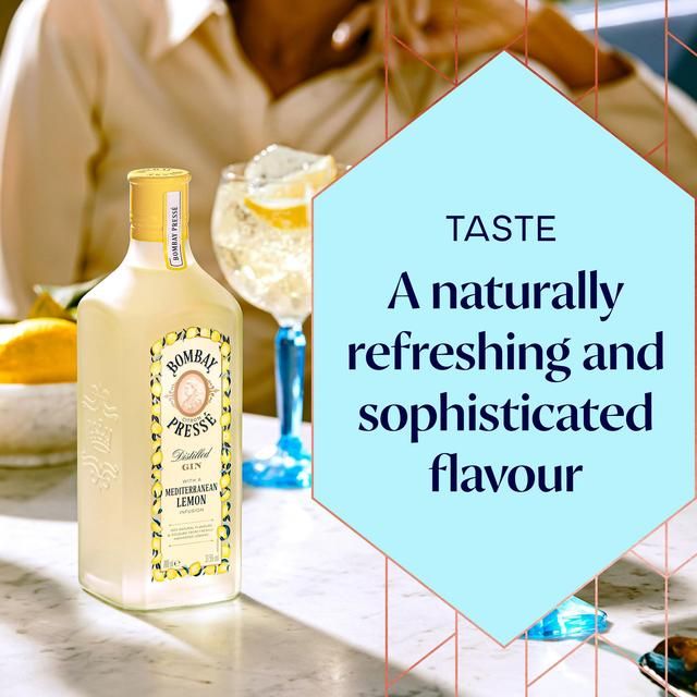 Bombay Citron Presse Mediterranean Lemon Distilled Gin   70cl - McGrocer