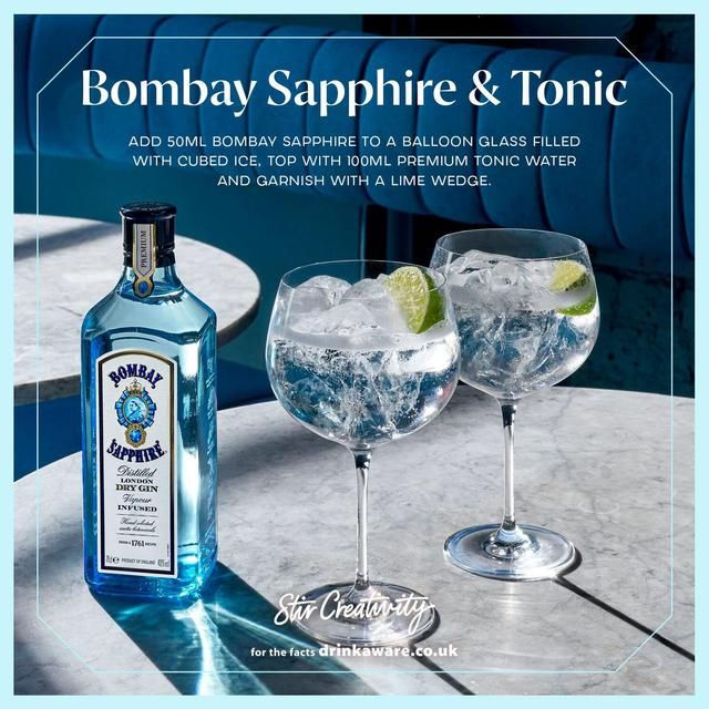 Bombay Sapphire London Dry Gin   70cl - McGrocer