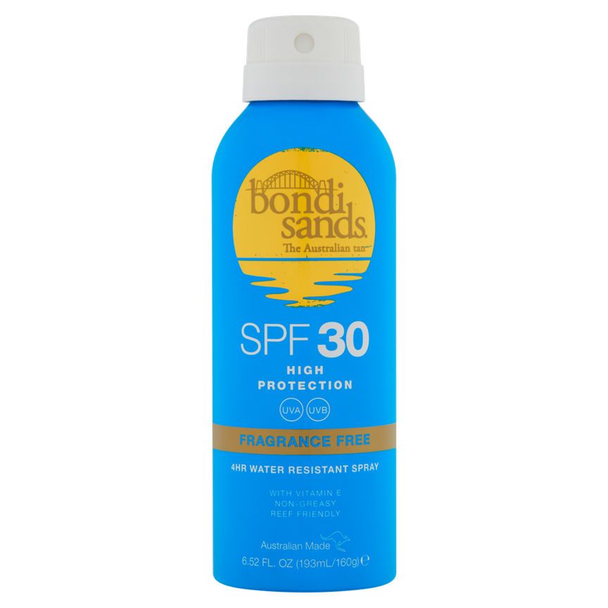 Bondi Sands SPF 30 Fragrance Free 4Hr Water Resistant Spray - McGrocer