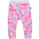 Bonds Leggings Summer High Biscus Violet Rules 0-18 Months - McGrocer