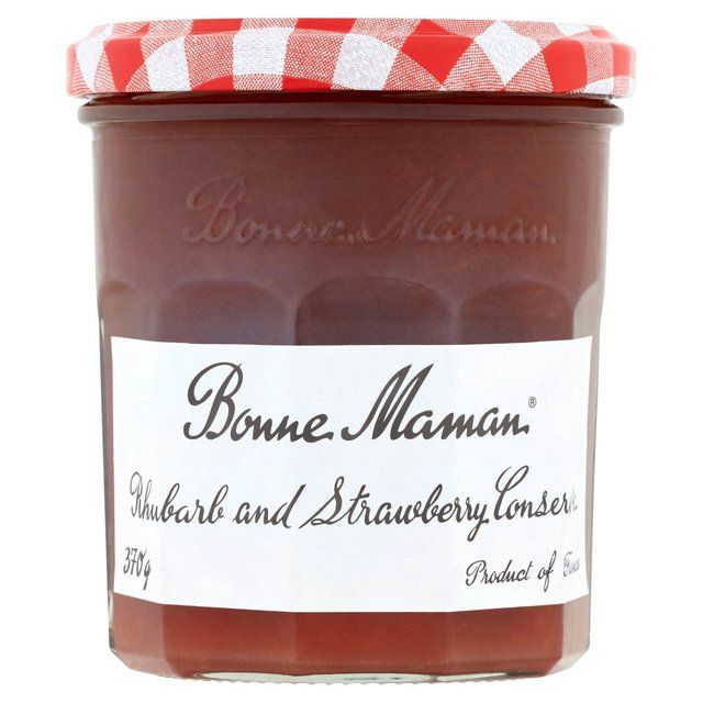 Bonne Maman Strawberry & Rhubarb Conserve   370g - McGrocer
