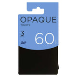 Boots 60 Denier Opaque 3 pair pack Black Medium - McGrocer