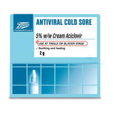 Boots Antiviral Cold Sore 5% w/w Cream 2g - McGrocer