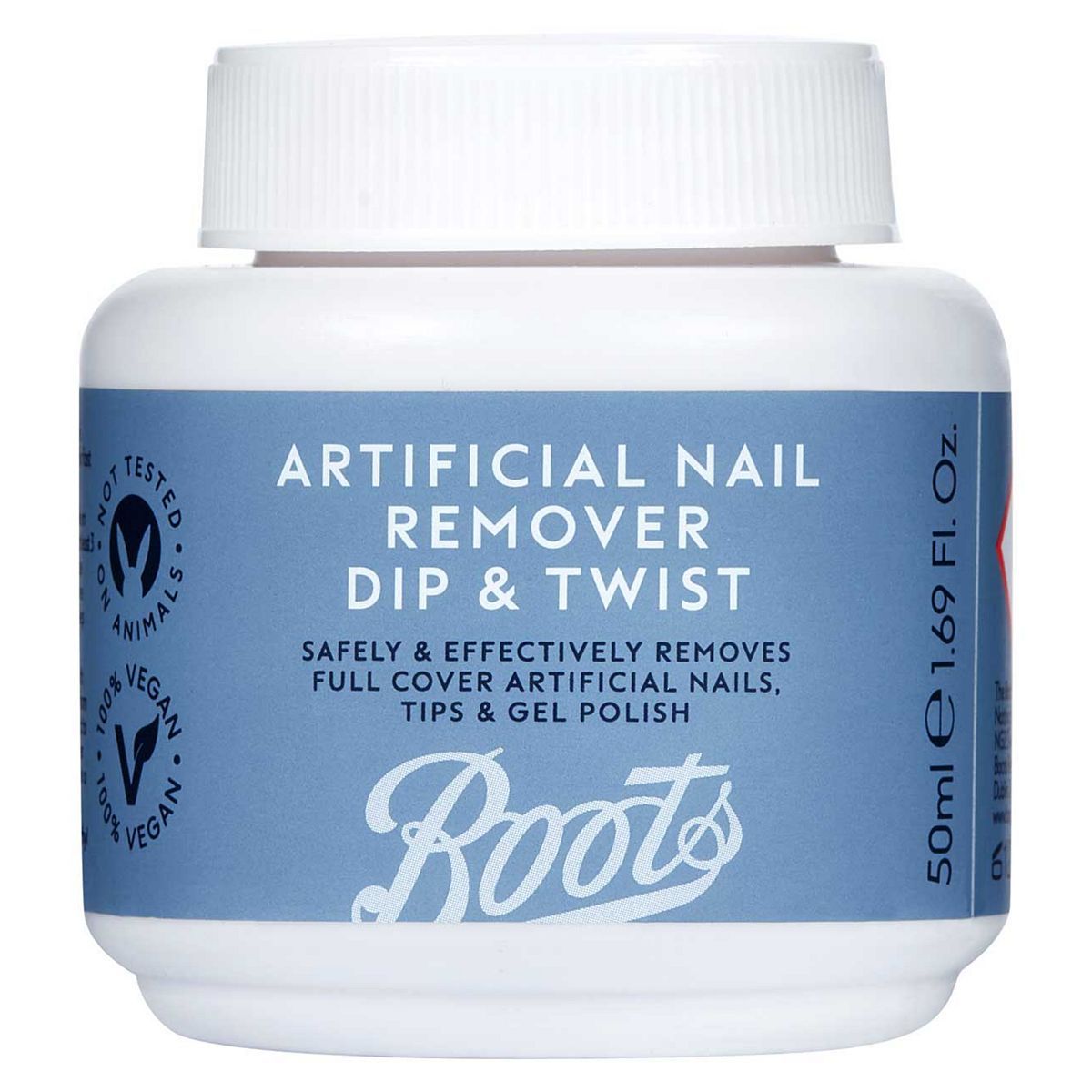 Boots Artificial Nail Remover Dip & Twist 50ml - McGrocer