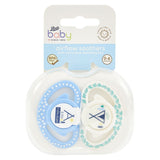 Boots Baby Classic Soothers 0-6m - 2 Pack - Blue - McGrocer