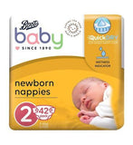 Boots Baby Nappies New Born Size 2 42s - McGrocer