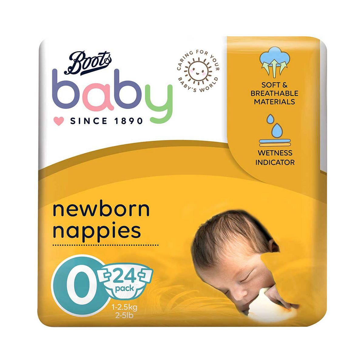 Boots Baby Nappies Premature size 0 24s - McGrocer