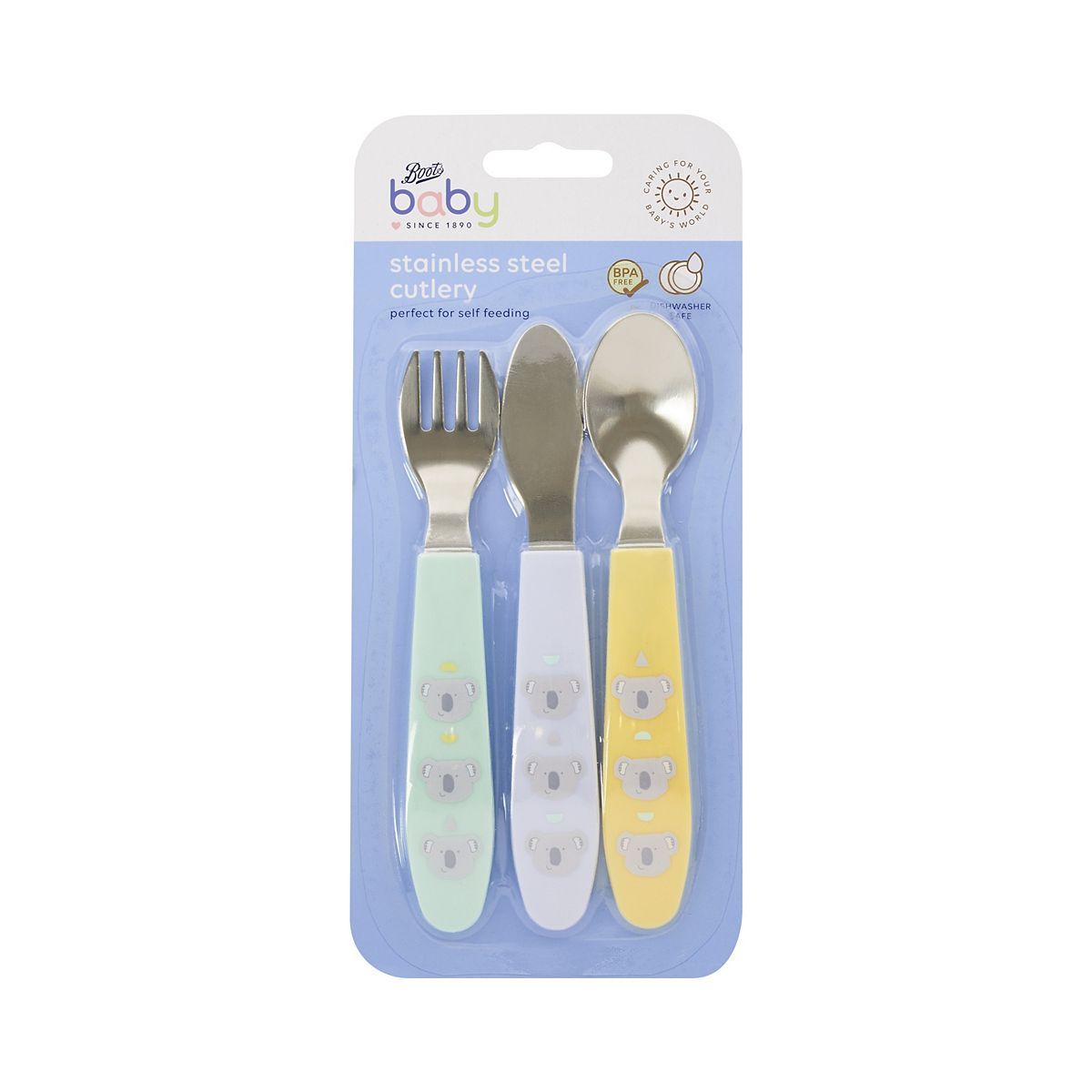 Boots Baby Stainless Steel Cutlery Set - McGrocer