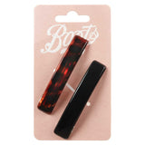 Boots barrettes mixed tort/black 2s - McGrocer