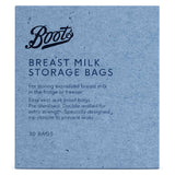 Boots Breast Milk Storage Bags 30s - McGrocer