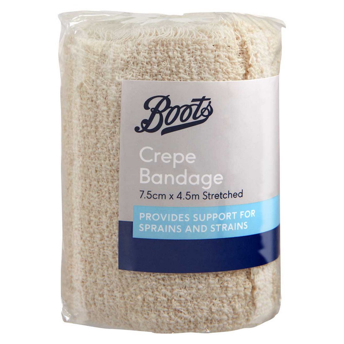 Boots Crepe Bandage - 7.5cm x 4.5m - McGrocer