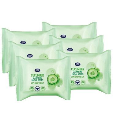 Boots Cucumber Cleansing Facial Wipes Bundle - McGrocer