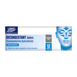 Boots Decongestant Tablets - 12 Tablets - McGrocer