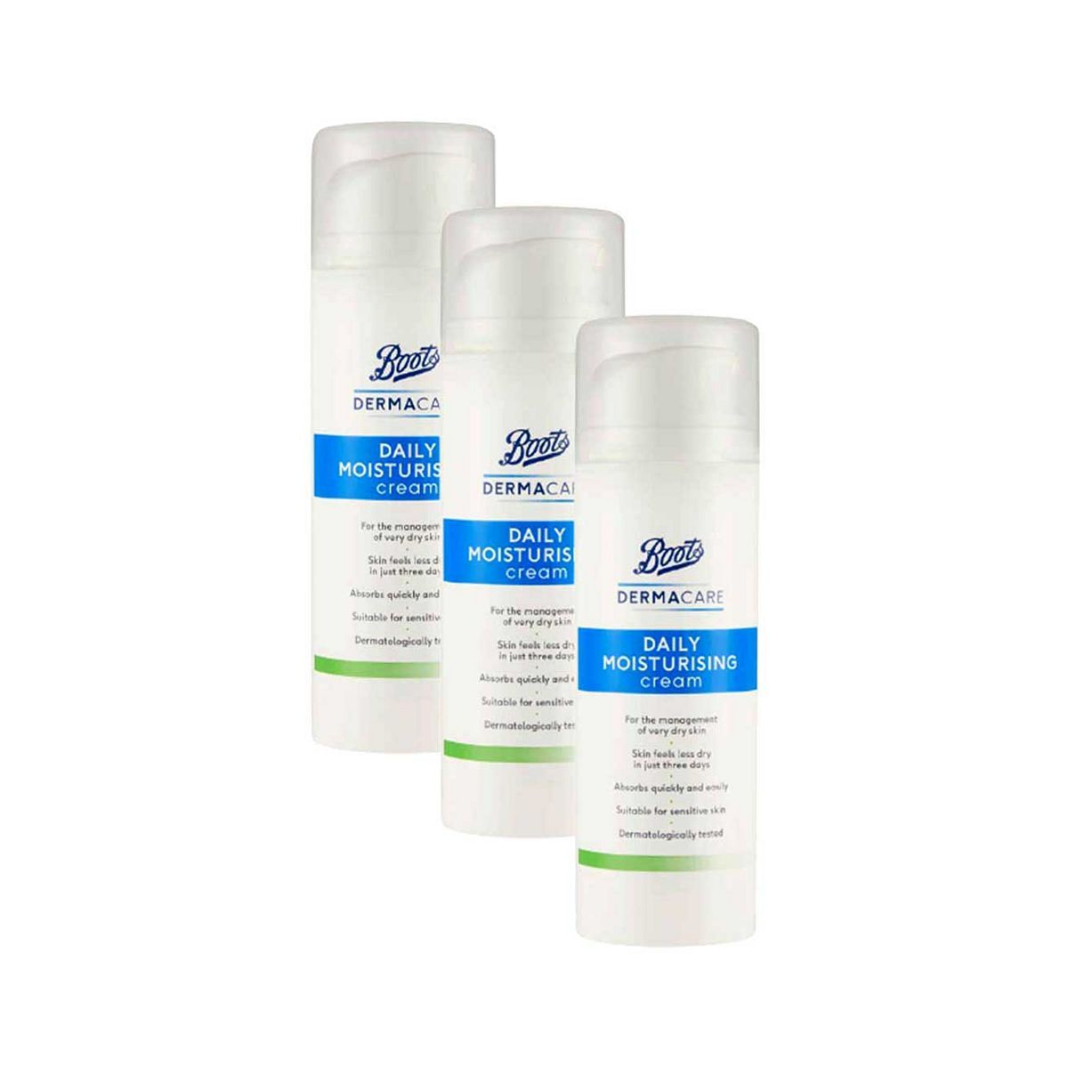 Boots DermaCare Daily Moisturising Cream 150ml x 3 Bundle - McGrocer