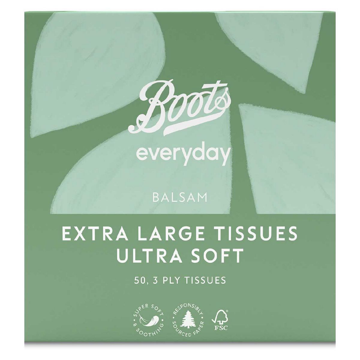 Boots Everyday Extra Large Compact Balsam Tissues 3ply - McGrocer