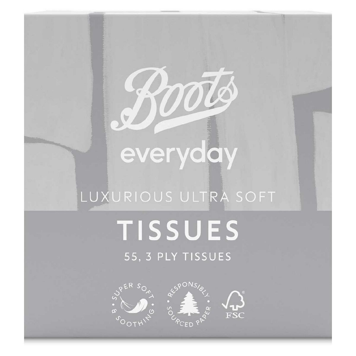Boots Everyday Tissues 3ply Ultra Soft Cube 55   - McGrocer
