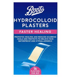 Boots Faster Healing Hydrocolloid Plasters - 16 Pack - McGrocer