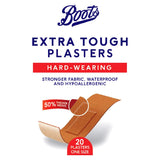Boots Hard-Wearing Extra Tough Plasters - 20 Pack - McGrocer