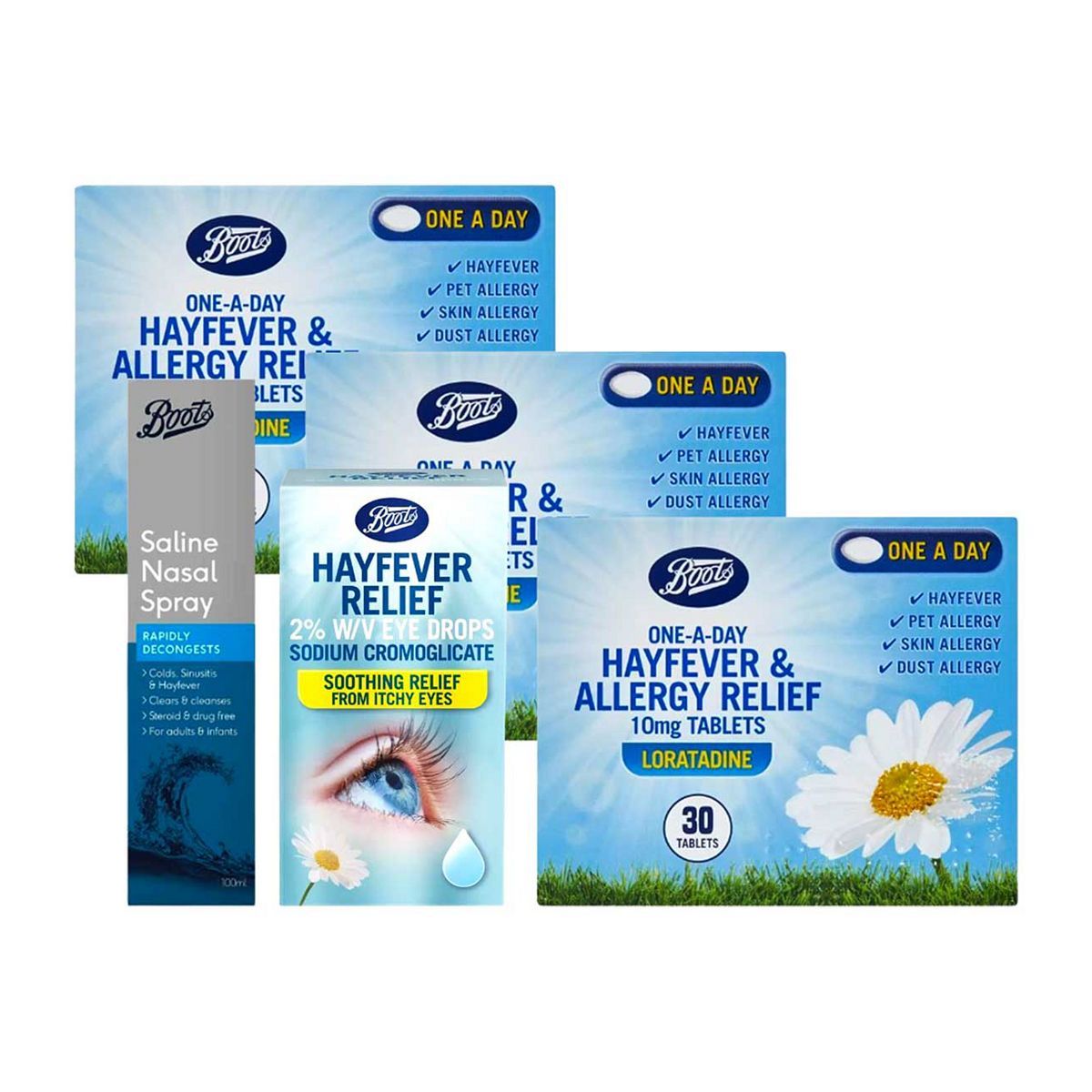 Boots Hayfever and Allergy Relief Bundle - Loratadine - McGrocer