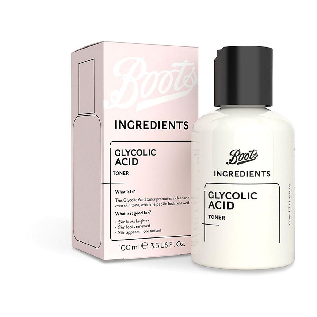 Boots Ingredients Glycolic Acid Toner 100ml - McGrocer