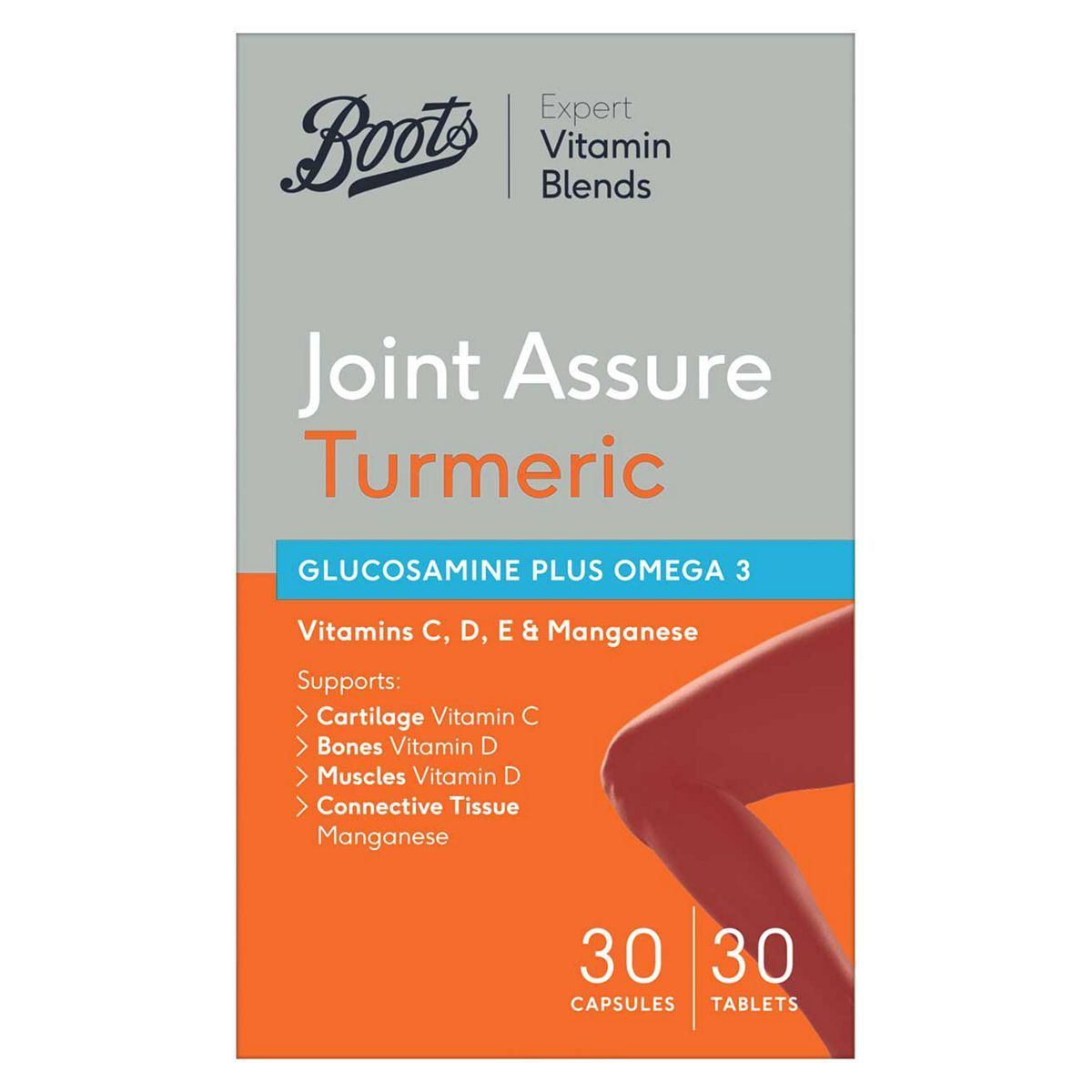 Boots Joint Assure Turmeric, 30 Capsules + 30 Tablets - McGrocer