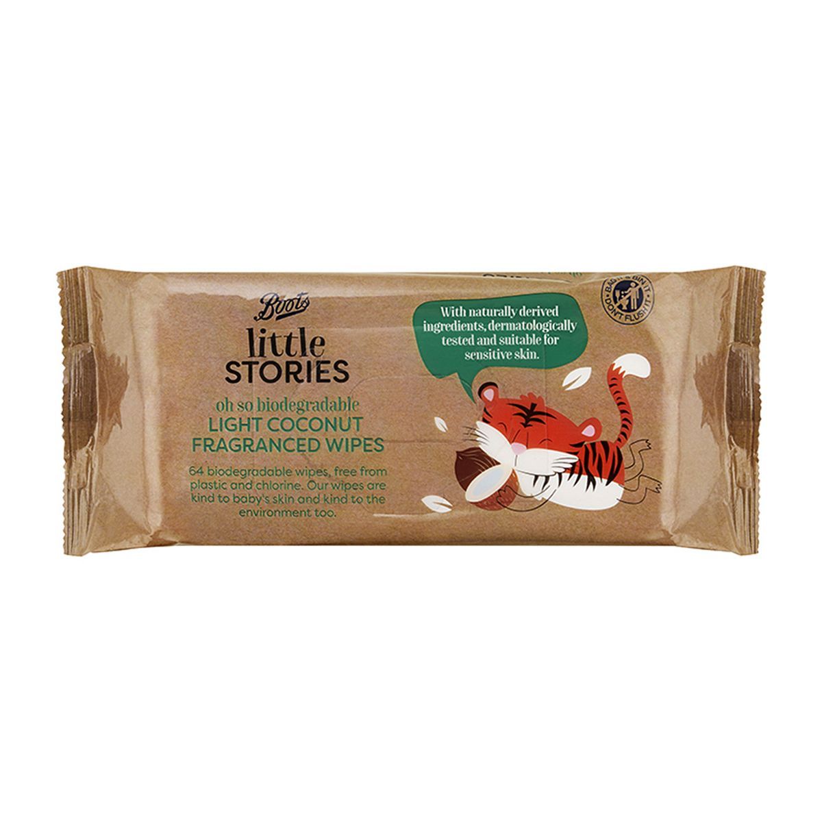 Boots Little Stories biodegradable wipes 64 - McGrocer