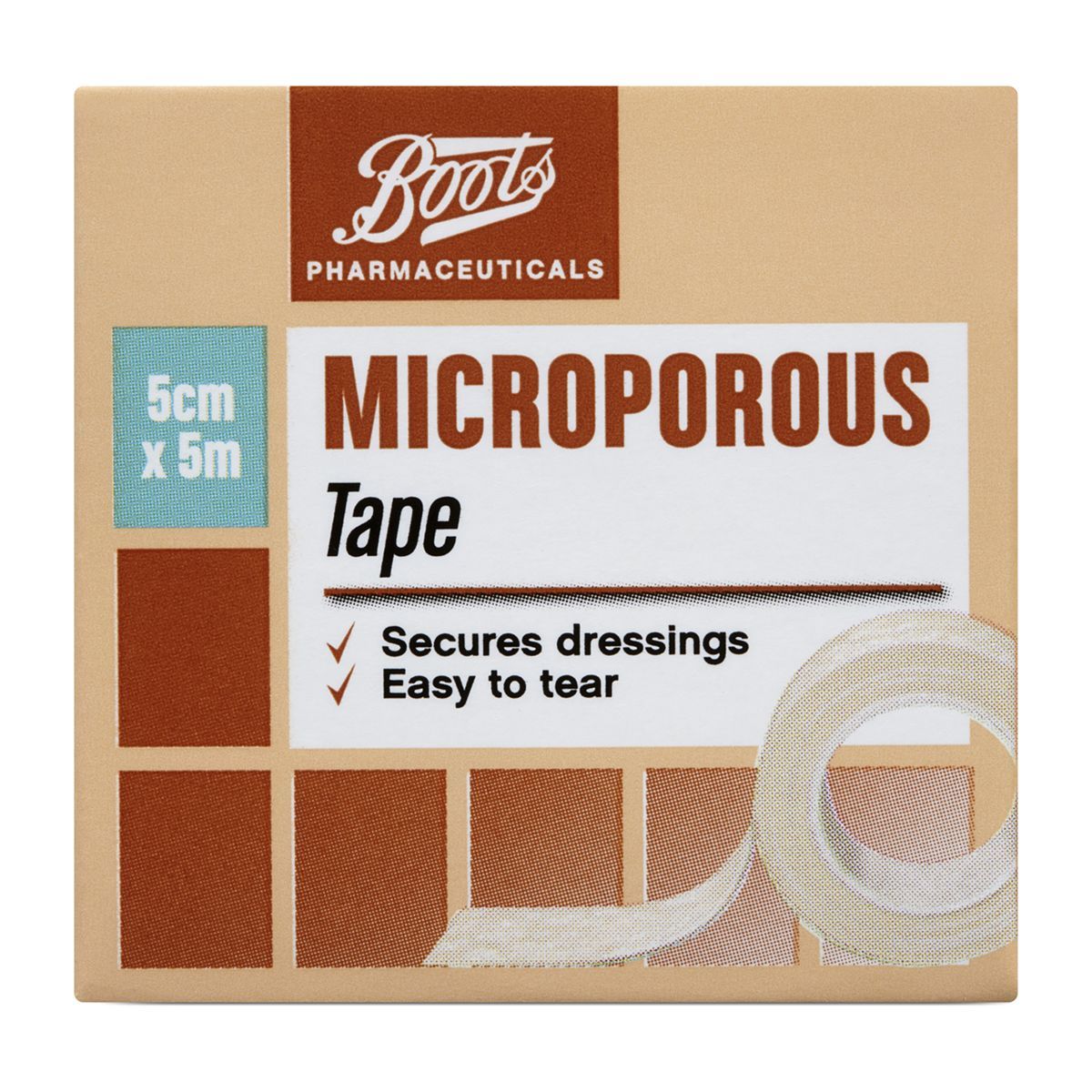 Boots Microporous Surgical Tape 5cm x 5m - McGrocer