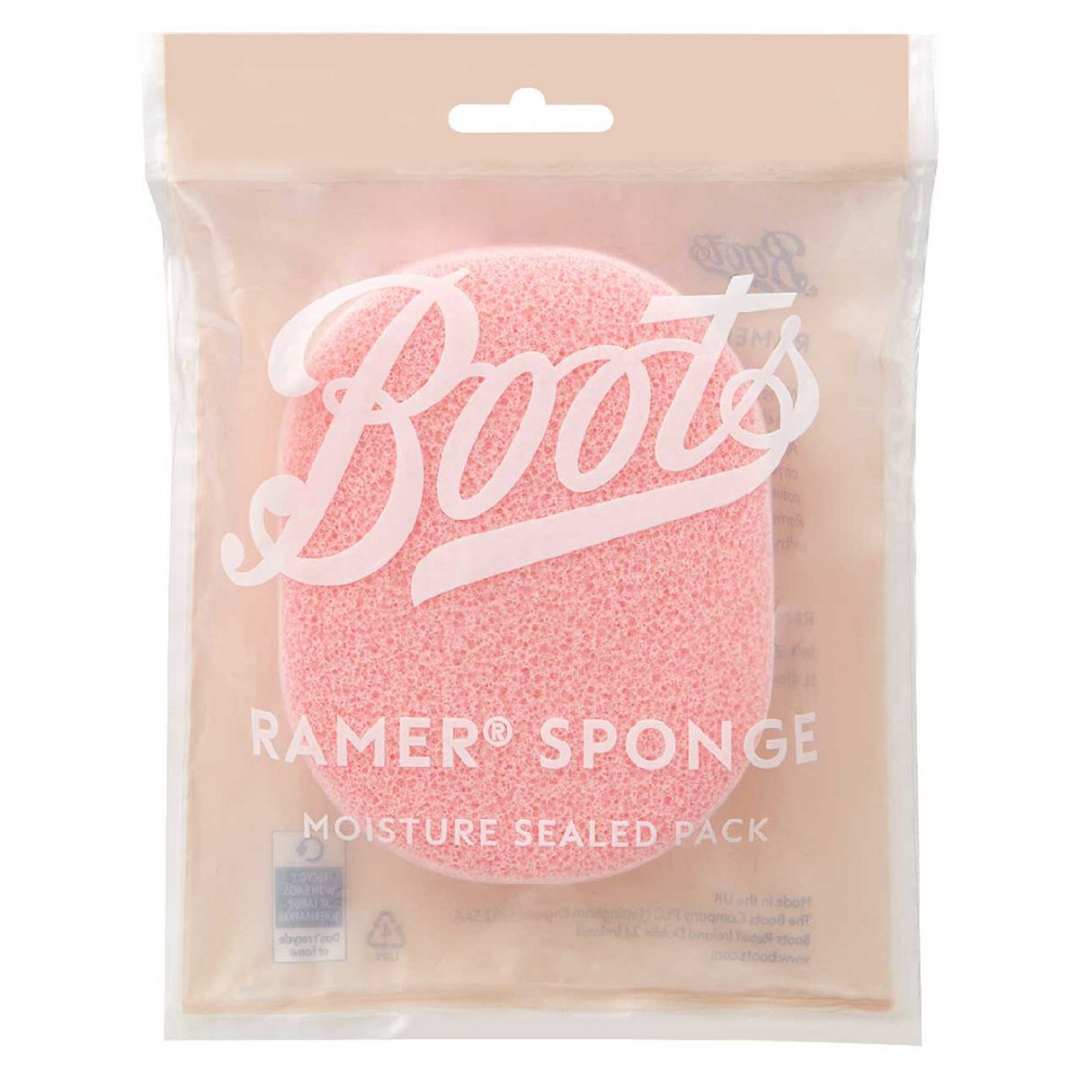 Boots Ramer soft sponge pink - McGrocer