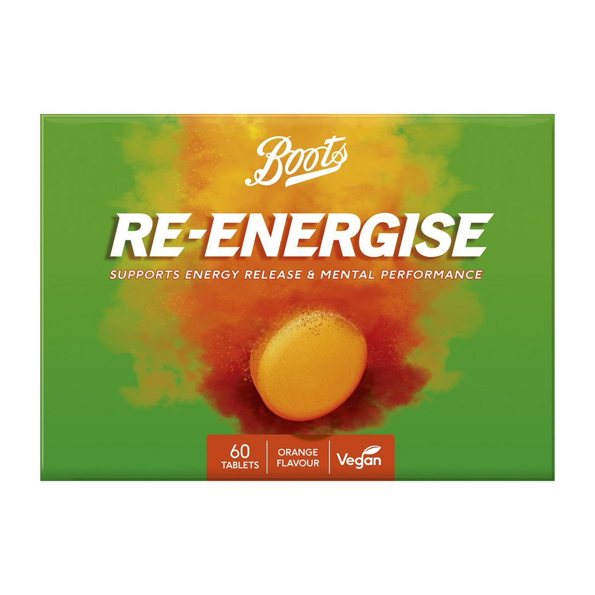 Boots Re-Energise Orange 60 Effervescent Tablets - McGrocer