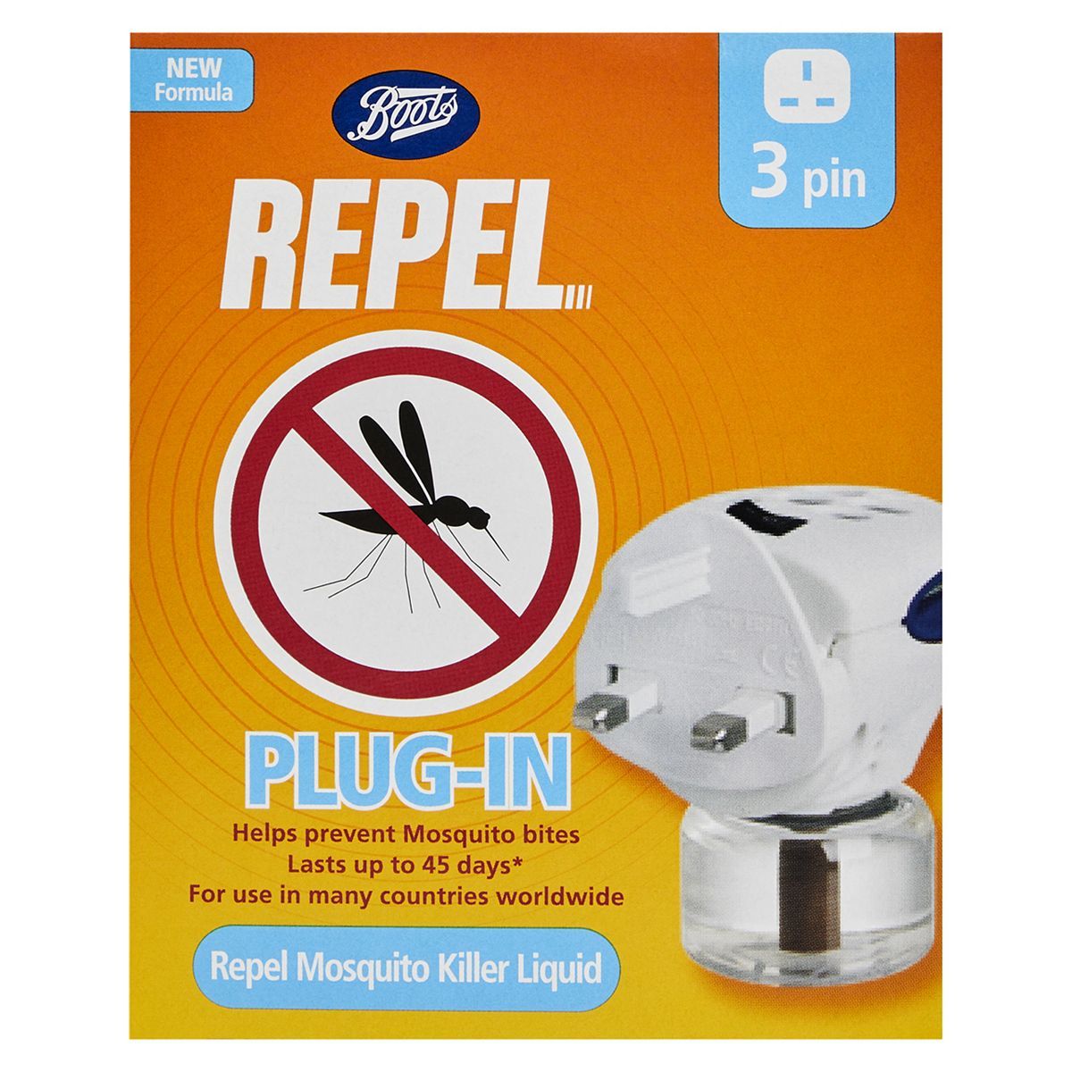 Boots Repel Mosquito Killer 3 Pin Plug-In - McGrocer