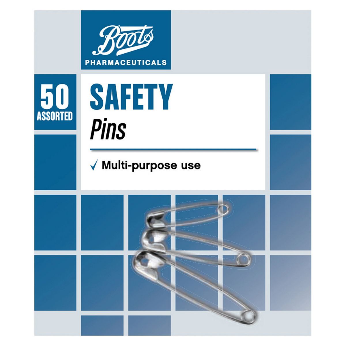Boots Safety Pins (50 Assorted) - McGrocer