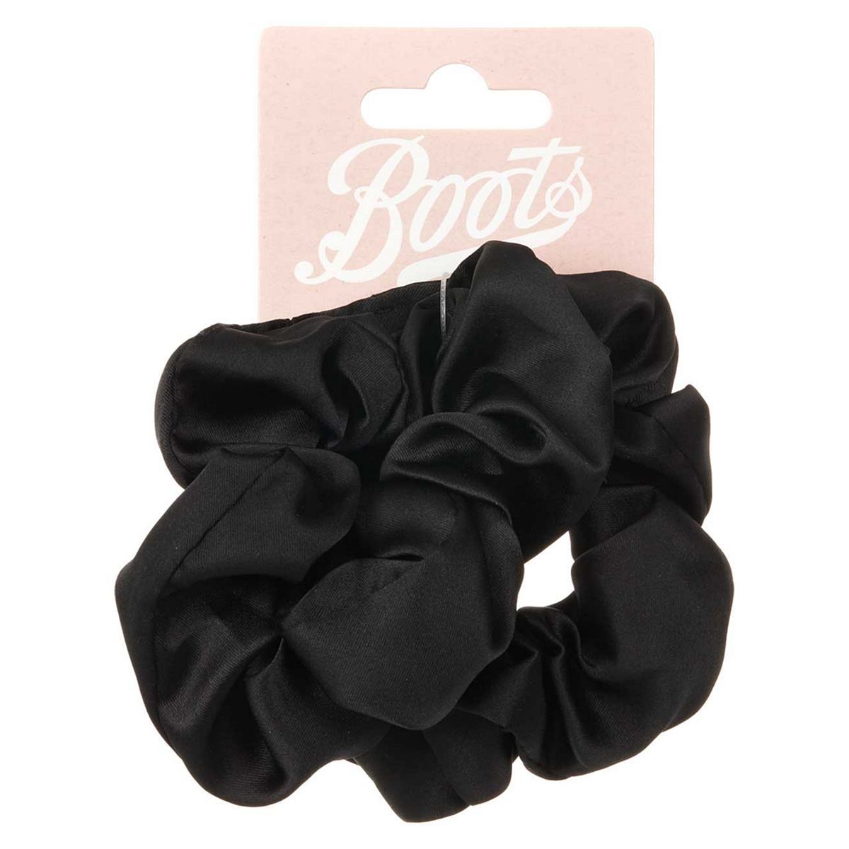 Boots scrunchie black satin 2s - McGrocer