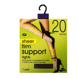 Boots Sheer Firm Support 20D XL Natural Tan - McGrocer