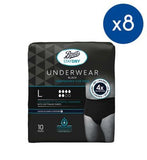 Boots Staydry Men's Underwear Pants Large - 80 Pairs (8 Pack Bundle) - McGrocer