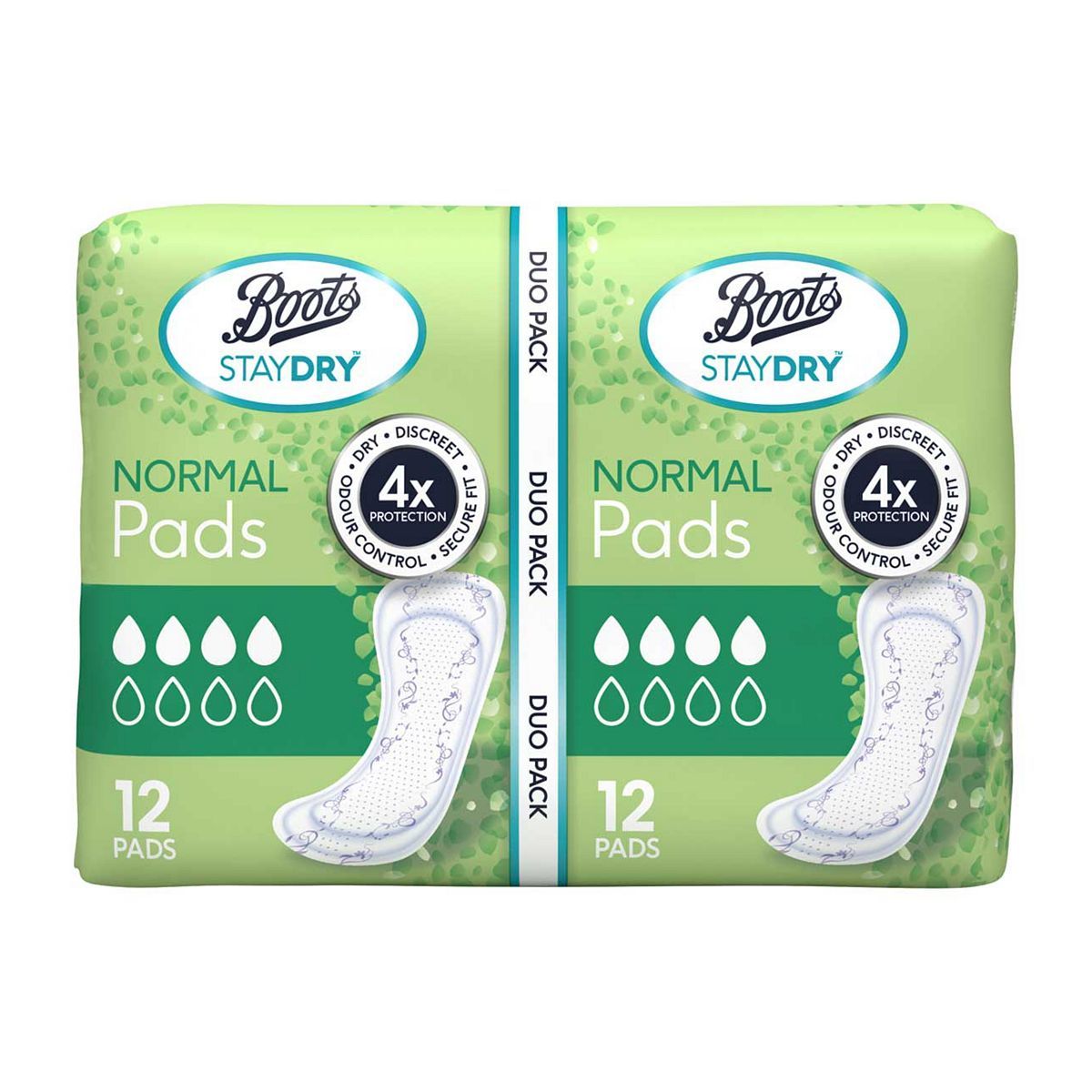 Boots Staydry Normal Pads Duo Pack - McGrocer
