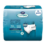 Boots Staydry Slip Medium/Large - 120 Pairs (12 Pack Bundle) - McGrocer