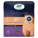 Boots Staydry Underwear Peach - Large - 10 pairs - McGrocer