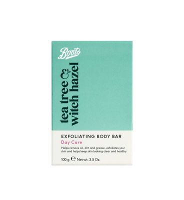 Boots Tea Tree & Witch Hazel Exfoliating Body Bar 100g - McGrocer